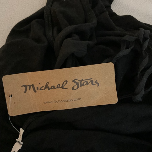 NWT Michael Stars Elegant Black Sleeveless Shirt Size OS - Picture 11 of 11
